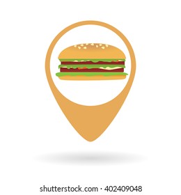 Fast food map pointer