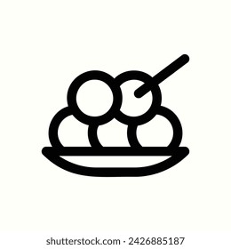 fast food, meat ball icon, isolated icon in light background, perfect for website, blog, logo, graphic design, social media, UI, mobile app