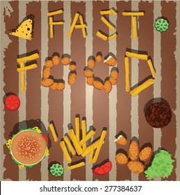 fast food menu