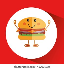 fast food menu design, vector illustration eps10 graphic
