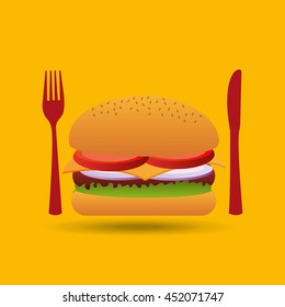 fast food menu design, vector illustration eps10 graphic 
