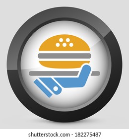 Fast food menu icon