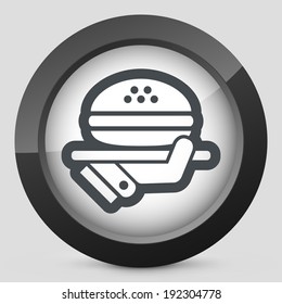 Fast food menu icon