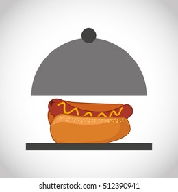fast food menu icon vector illustration design