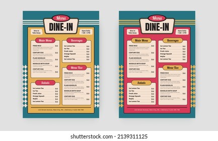 Fast food menu. Restaurant fast food cafe menu template flyer. Fast food restaurant menu board vector template. Fast food restaurant menu board vector template.	