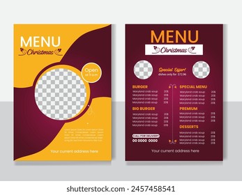 Fast food menu. Restaurant fast food cafe menu template flyer. Fast food restaurant menu board vector template. Fast food restaurant menu board vector template.