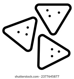 fast food nachos snack icon