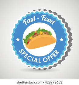 fast food offer design 