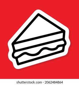 Fast Food Outline Icons Vector 
