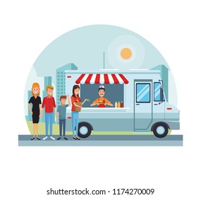 Fast food at park