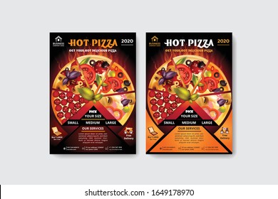 Fast Food Pizza Flyer For Restaurant