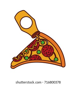 fast food pizza mustard with cheese pepperoni tasty