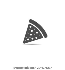 fast food pizza simple icon