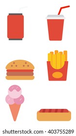 Fast food products. 