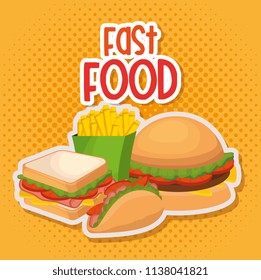 fast food restaurant menu