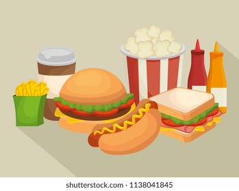 fast food restaurant menu