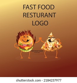 Fast Food Resturant Logo Design.