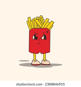 FAST FOOD RETRO CUTE CHARACTER MASCOT