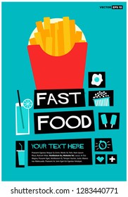 Fast Food Retro Style Poster Design Retro Style Poster Design