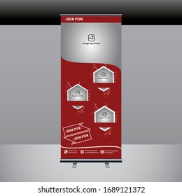 Fast Food Roll Up Banner Template 