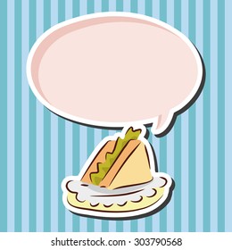 fast food sandwich flat icon elements,eps10