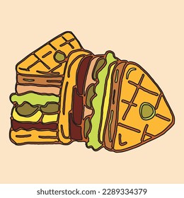 fast food and sandwich image