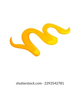Fast food sauce mustard stain, splash. Street takeaway cafe, cooking, junk food. King size, classic american traditional cartoon snacks meals. Vector for banner, poster, menu, flyer