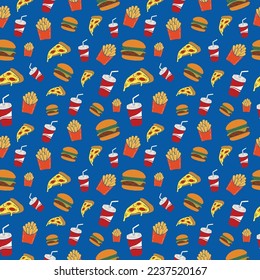 Fast Food Seamless HD-Muster