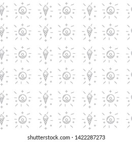 fast food seamless pattern, seamless pattern design, line design