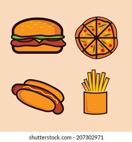 fast food set