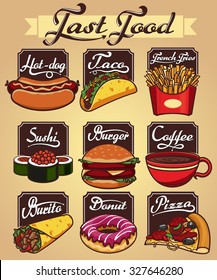 fast food set