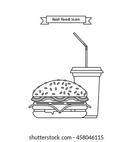 Fast food set. 