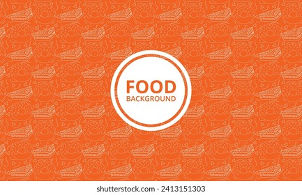 Fast food set. Monochrome sketch with street food and drinks, sweets and bakery, sandwiches and pizza, Chinese noodles and sausages. Doodle print for cafe menu design. Cartoon flat vector collection