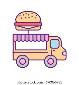 fast food shop car
