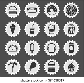Fast food  simply symbol for web icons and user interface