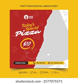 Fast Food Social Media Post Template