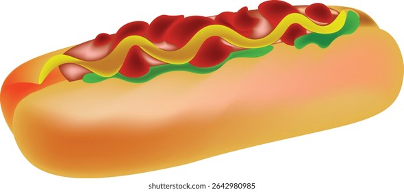 fast food, street food, modern food and simple hotdog, hot sauce hot dogs.