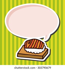 fast food sushi flat icon elements,eps10