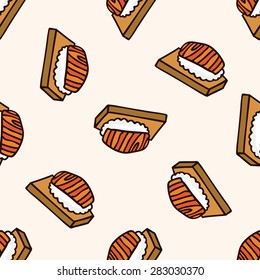 fast food sushi icon,10,seamless pattern