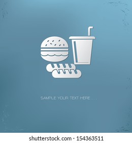 Fast food symbol,vector