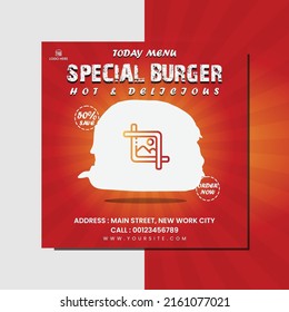 Fast Food Template Flyer Design 