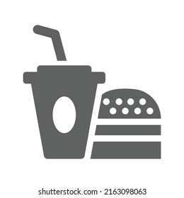 Fast, food, tortilla icon. Gray vector graphics.