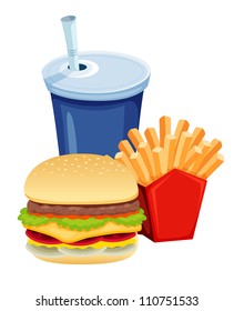 Fast food vector