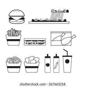 fast food vector