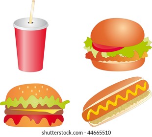Fast food vector