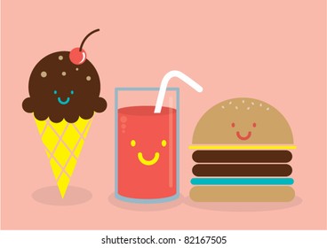 fast food vector
