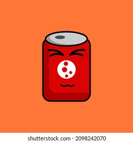 fast food vector character. burger, coffee, lemonade, fried chicken, donut, french fries, soda. exspression