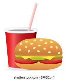 Fast Food Vector Clip Art