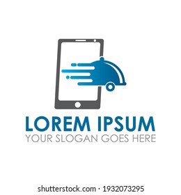 fast food vector , food delivery logo