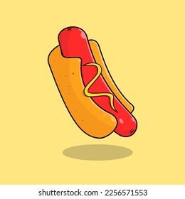 
FAST FOOD VECTOR | HOT DOG VECTOR